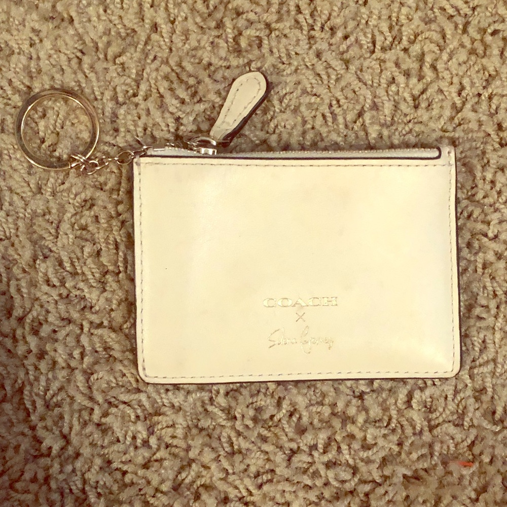 NWOT Coach for Selena Gomez keychain wallet